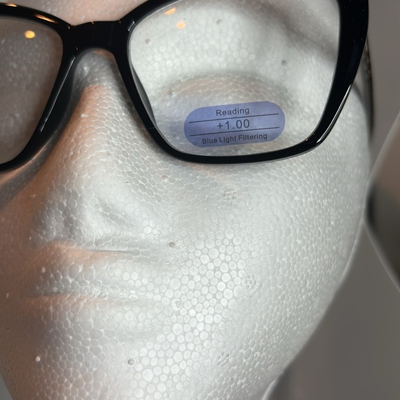 Amommoma Blue light protection +1.0 reading glassses black NWT - Picture 4 of 10